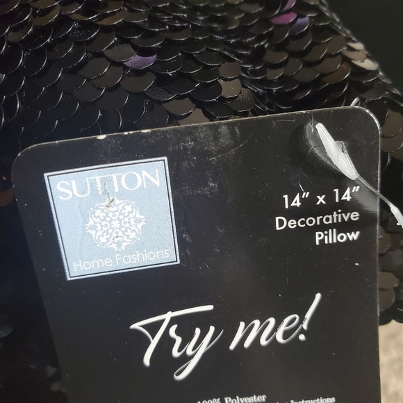 Throw pillows set black gold - Picture 5 of 5